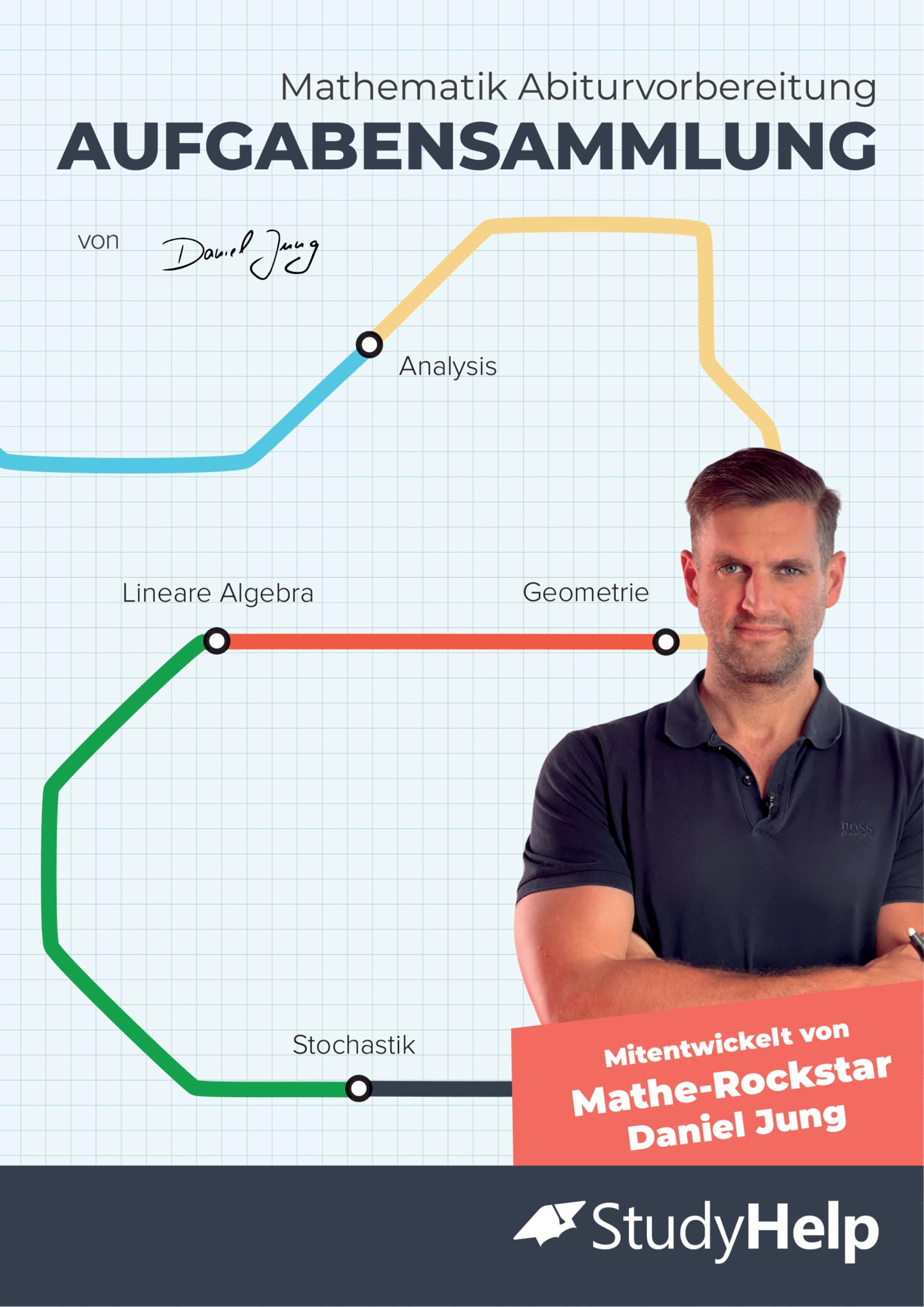 Mathematik Abitur Aufgabensammlung (inkl. Lösungen): StudyHelp und Daniel Jung (Mathe Abitur mit Daniel Jung: inkl. Lernvideos) Study Guides