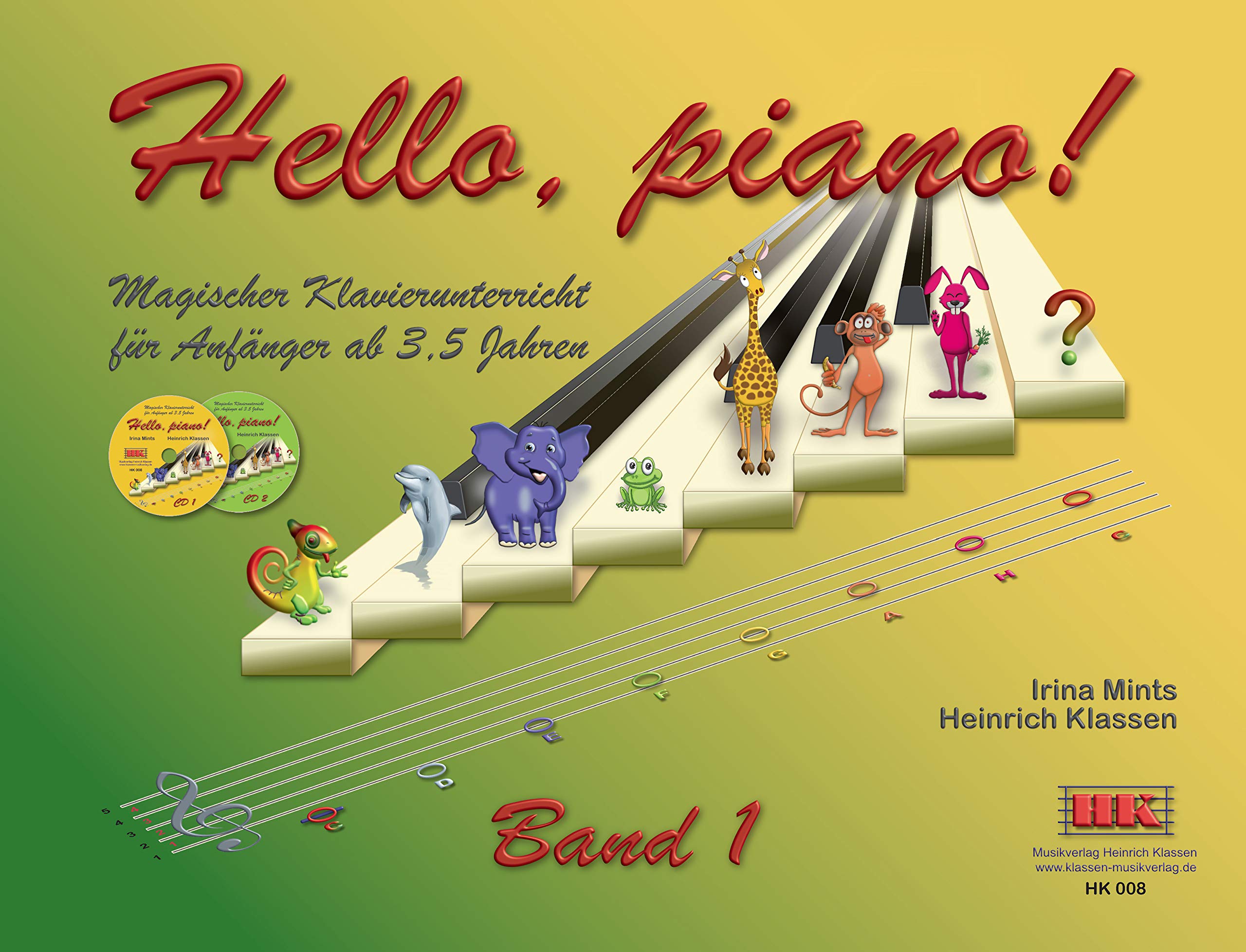 Mints, Irina: Hello Piano Band 1 (+2 CD's) : für Klavier Books