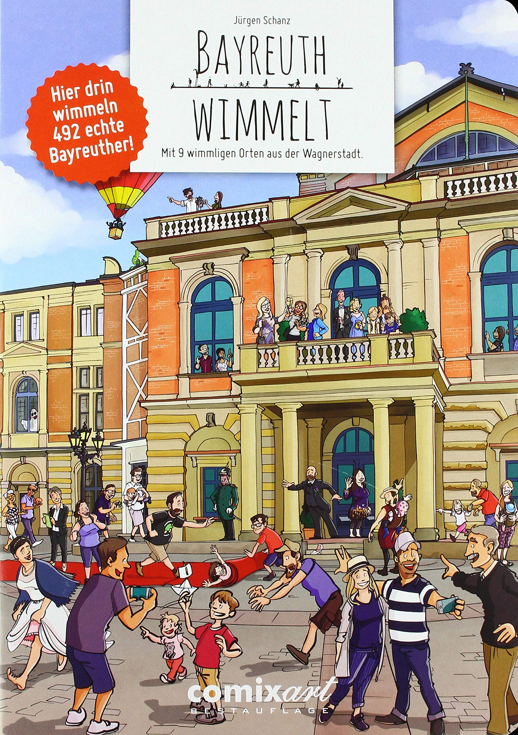 Bayreuth wimmelt: Mit neun wimmeligen Orten aus der Wagner-Stadt Children's books