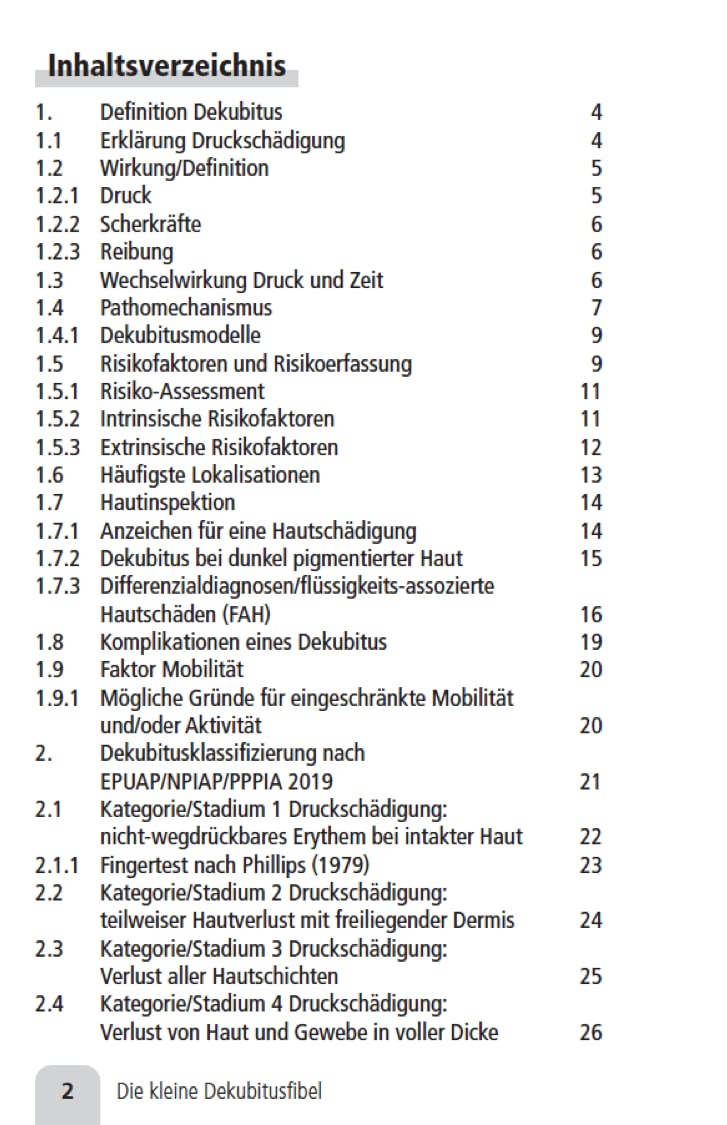 Die kleine Dekubitusfibel: Arbeitshilfe zum Umgang mit Druckschädigungen Medicine