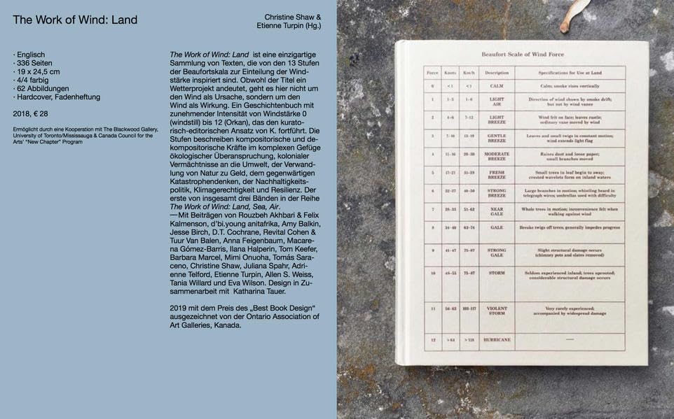 The Work of Wind: Land (The Work of Wind: Land, Sea, Air, Band 1) Contemporary literature