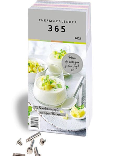 Thermokalender 365: Der Abreiss-Rezeptkalender 2021 für den Thermomix® I TM5® I TM31 I TM6 mit 366 Rezepten, inkl. Buchschrauben zum Sammeln der Lieblingsrezepte Leisure, Home & Garden