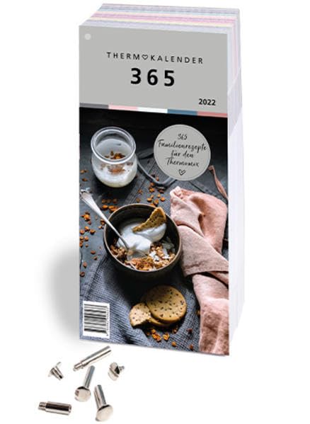 Thermokalender 365: Der Abreißkalender 2022 für den Thermomix® I TM5® I TM31 I TM6 mit 366 Rezepten, inkl. Buchschrauben zum Sammeln der Lieblingsrezepte Leisure, Home & Garden