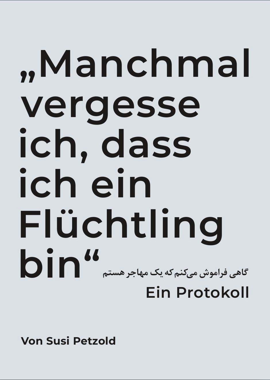 "Manchmal vergesse ich, dass ich ein Flüchtling bin" Politics & History