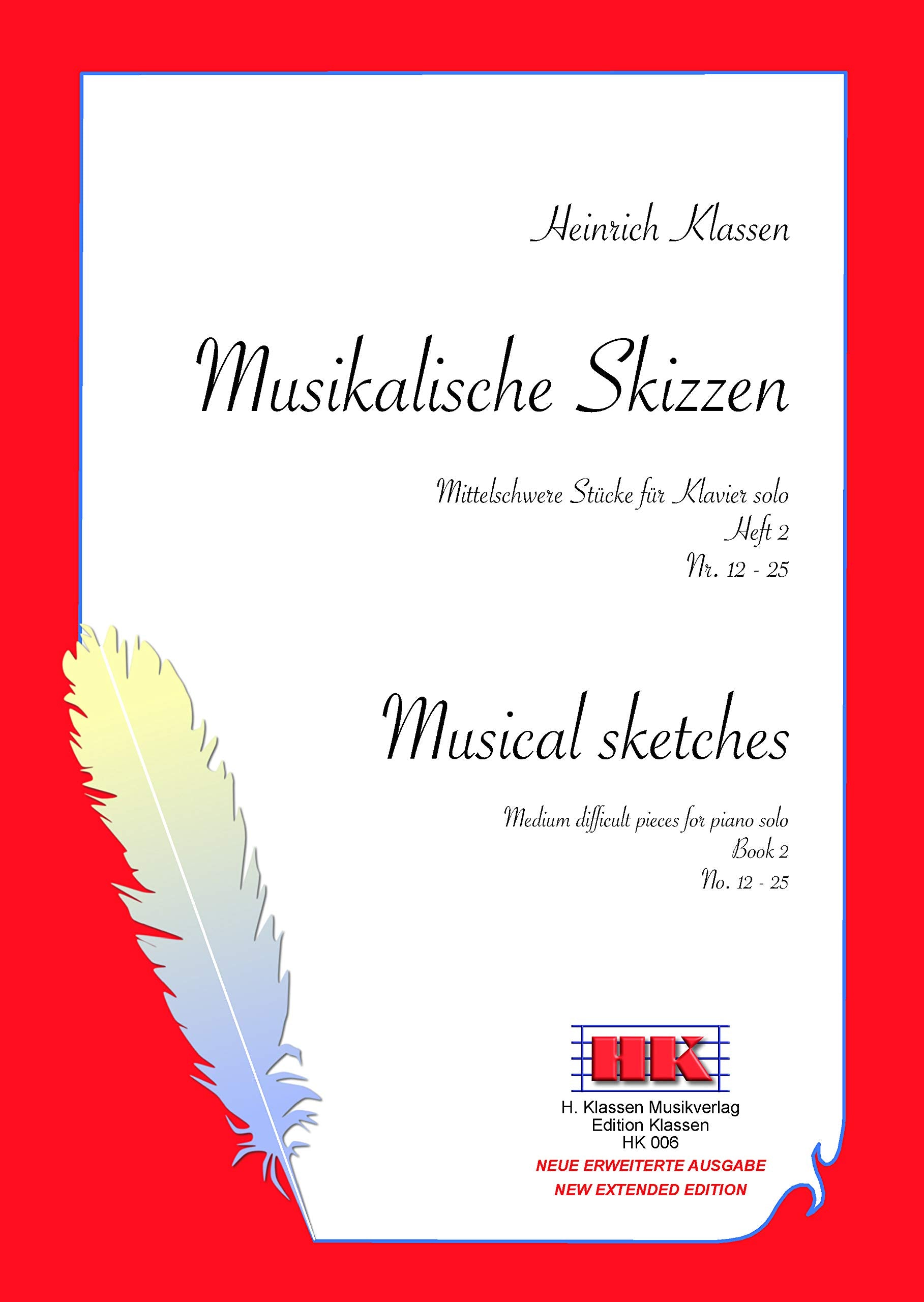 Musical sketches, Book 2, N° 12-25 Books