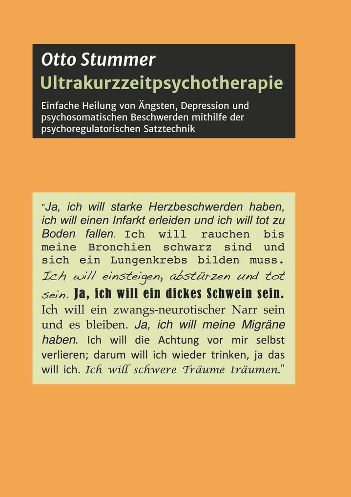 Ultrakurzzeitpsychotherapie Health, Nutrition & Fitness