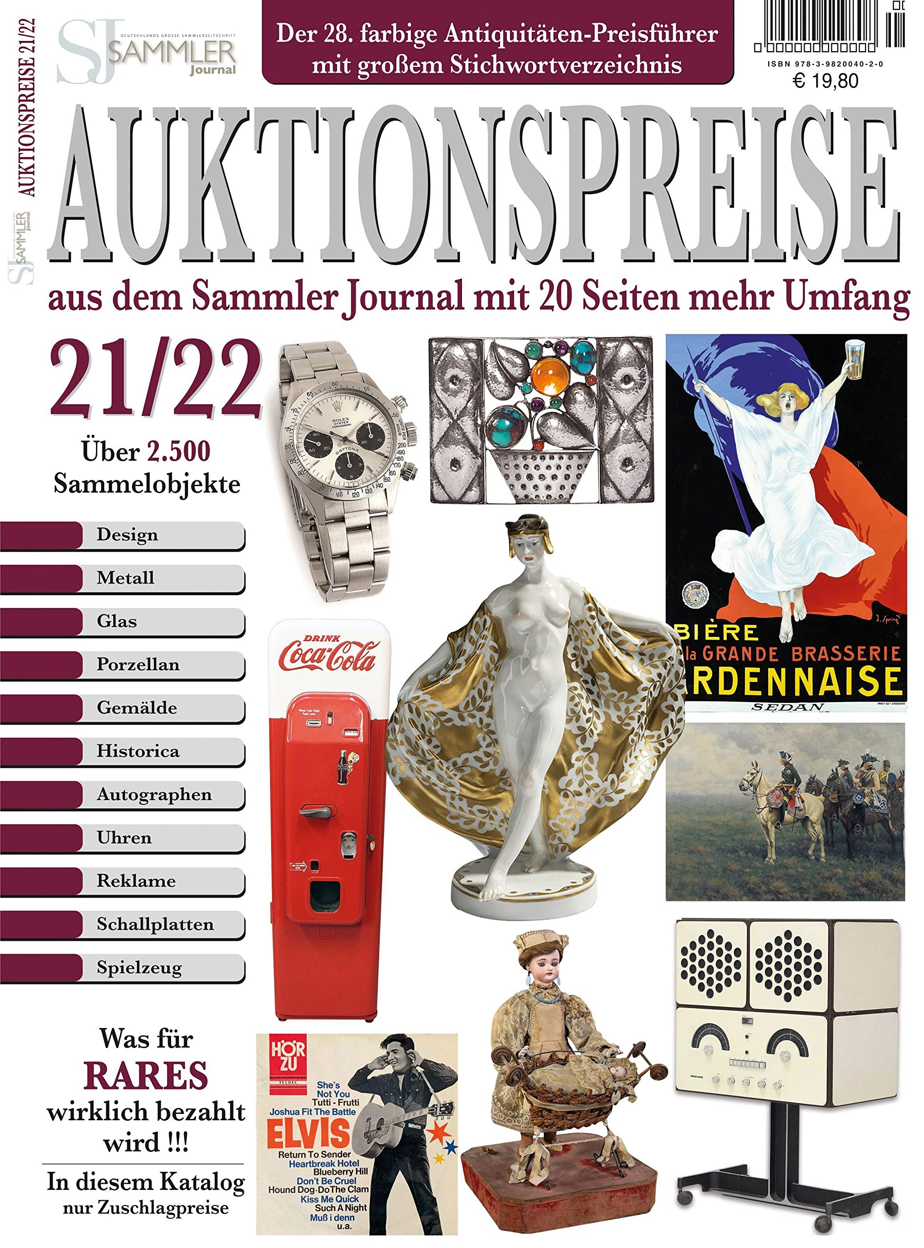 Auktionspreise 21/22: aus dem Sammler Journal mit 20 Seiten mehr Umfang Hobbies & Crafts