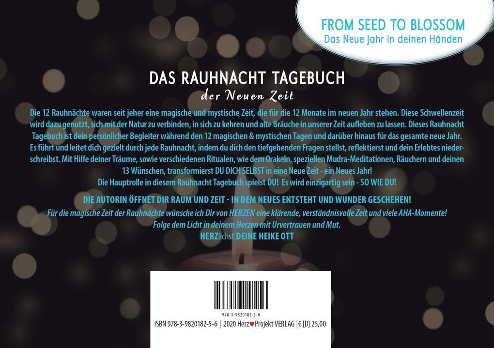 Das Rauhnacht Tagebuch der Neuen Zeit Religion & Esotericism