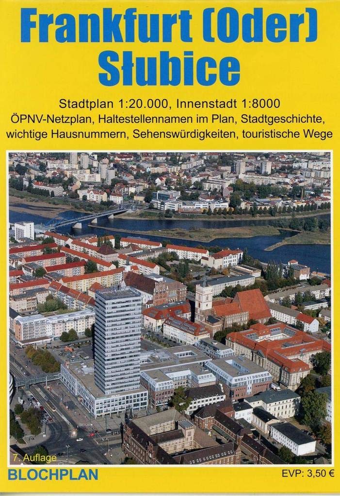 Stadtplan Frankfurt (Oder) und Slubice Leisure, Home & Garden