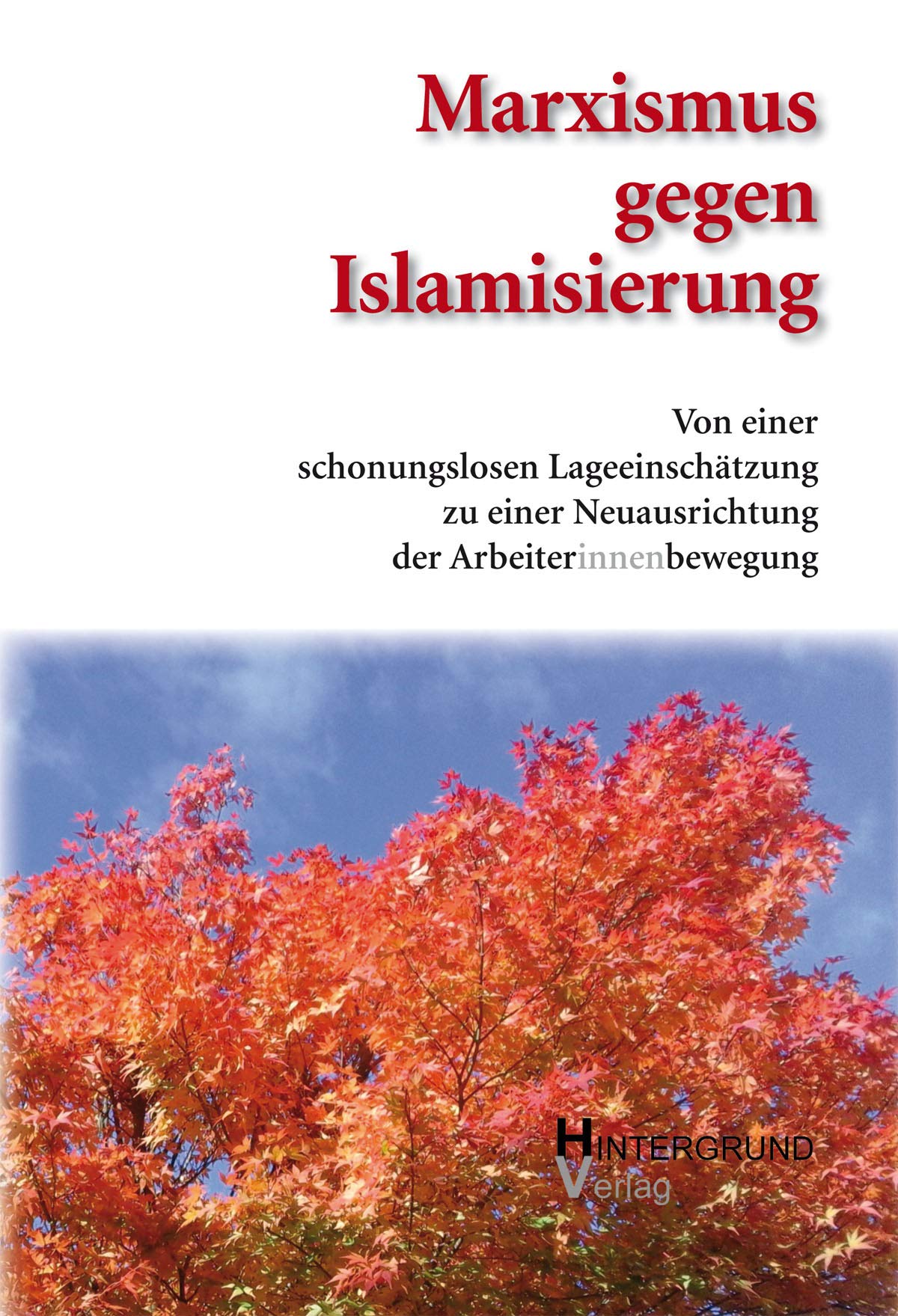 Marximus gegen Islamisierung.: Von einer schonungslosen Lageeinschätzung zu einer Neuausrichtung der Arbeiterinnenbewegung Politics & History