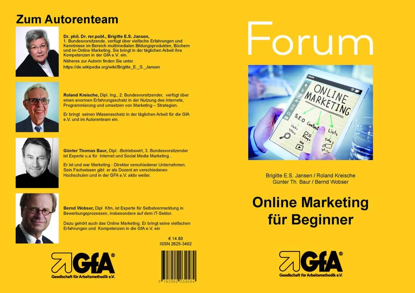 Online Marketing für Beginner und Startups / Online Marketing für Beginner - Jansen, Brigitte E.S. book