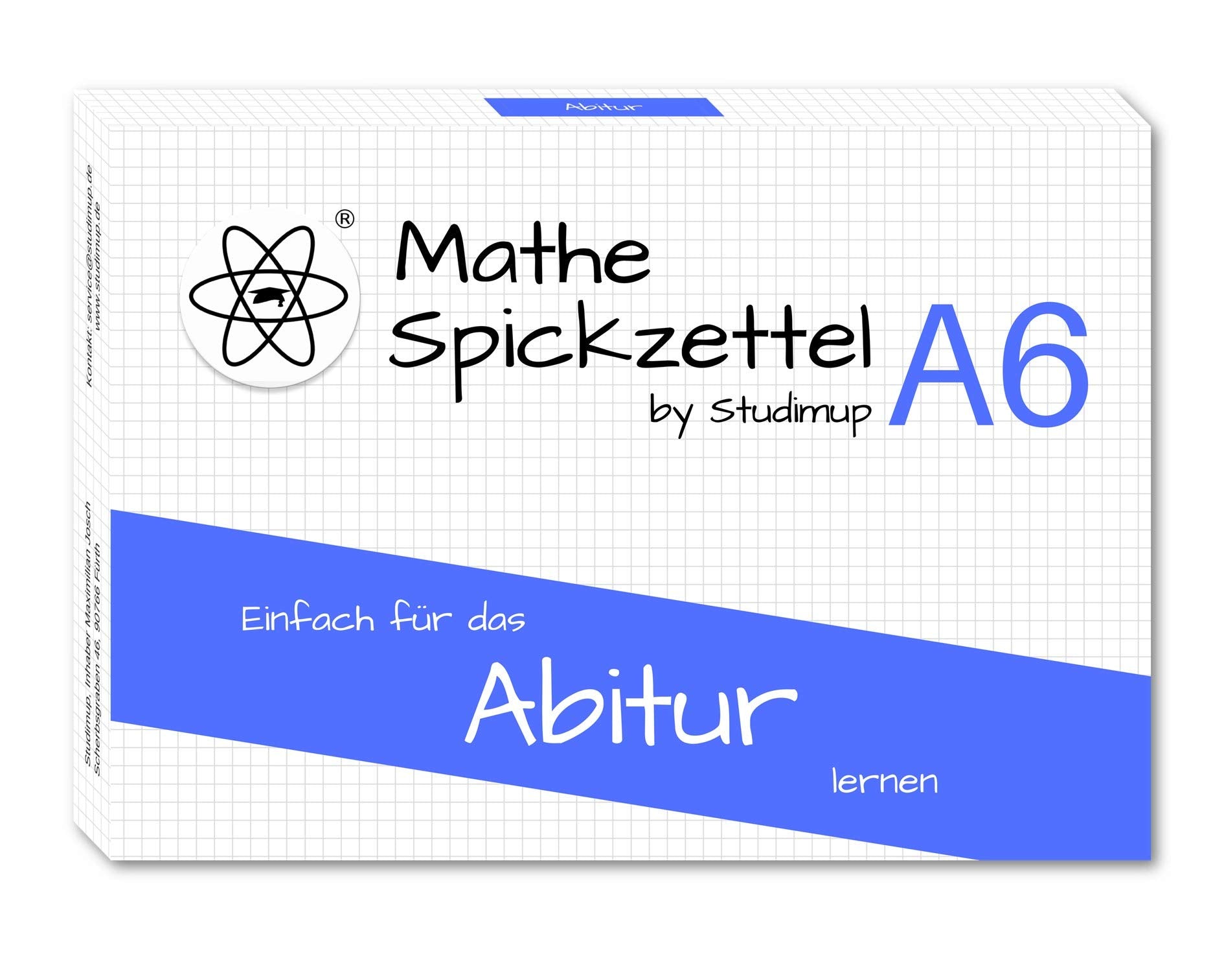 Mathe Spickzettel A6: Abitur - Lernkarten für Gymnasium, FOS und BOS: Kompakt, übersichtlich und verständlich Mathematics