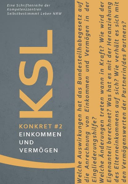 Einkommen und Vermögen: Konkret # 2 - Schriftenreihe der Kompetenzzentren Selbstbestimmt Leben Books