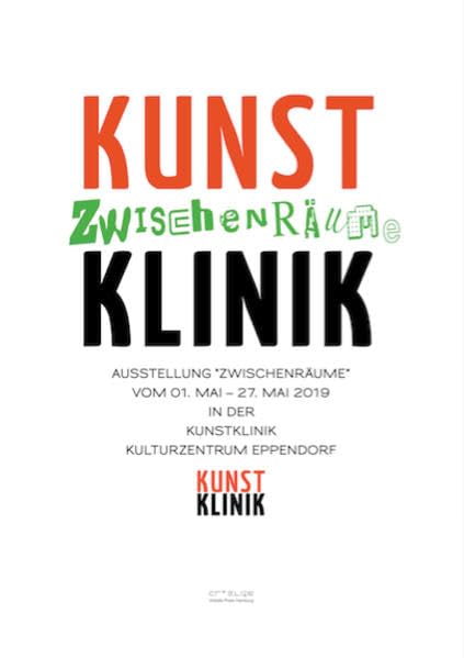 Zwischenräume: Ausstellung "Zwischenräume" vom 01. - 27. Mai in der Kunstklinik - Kulturzentrum Eppendorf Film, Art & Culture