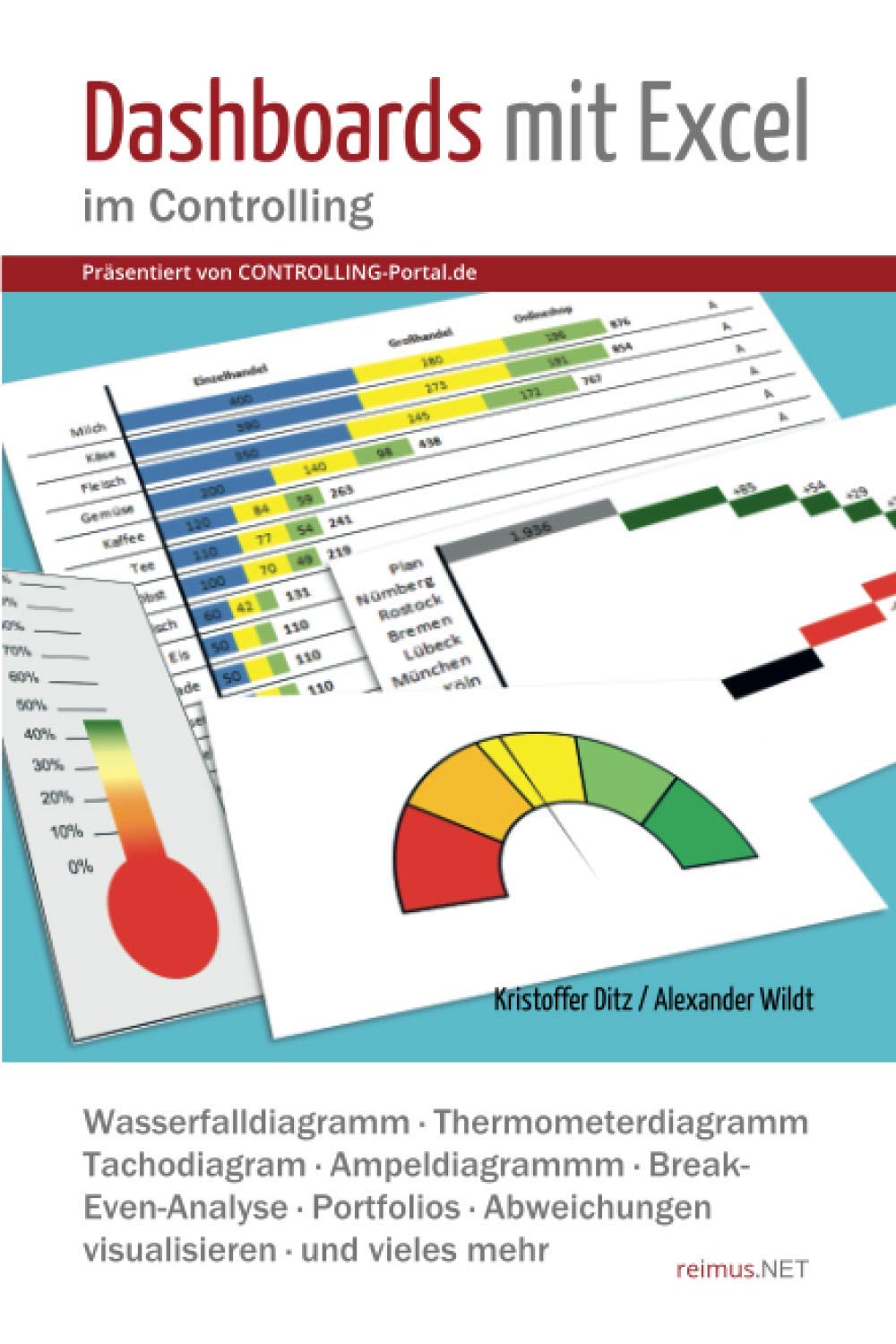 Dashboards mit Excel im Controlling: Wasserfalldiagramm, Thermometerdiagramm, Tachodiagram, Ampeldiagrammm, Break-Even-Analyse, Portfolios, ... mehr (Präsentiert von CONTROLLING-Portal.de) Law