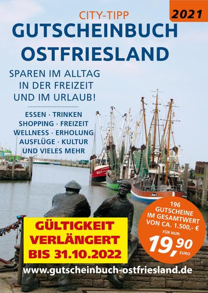 City-Tipp Gutscheinbuch 2021 Ostfriesland inkl. WHV book
