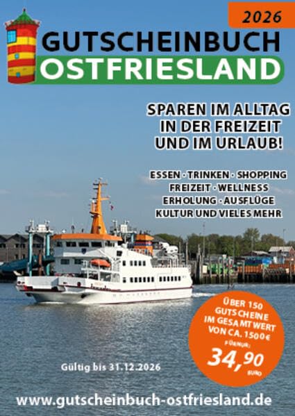 Gutscheinbuch 2026 Ostfriesland inkl. WHV Lifestyle