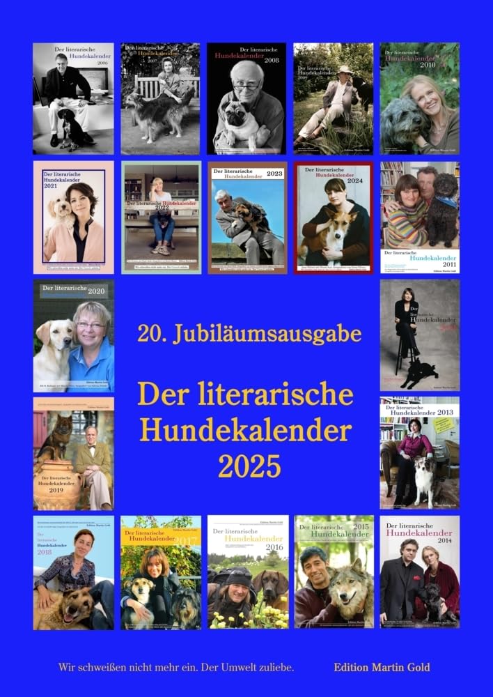 Der literarische Hundekalender 2025: Literarischer Wochenkalender Calendars