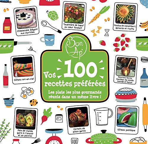 Bon Ap' - Vos 100 recettes préférées: Les plats les plus gourmands réunis dans un même livre ! book