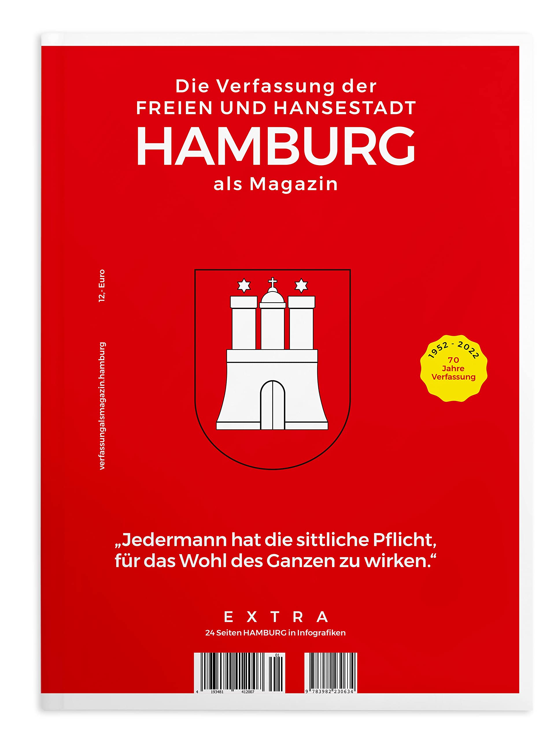 Die Verfassung der FREIEN UND HANSESTADT HAMBURG als Magazin Law