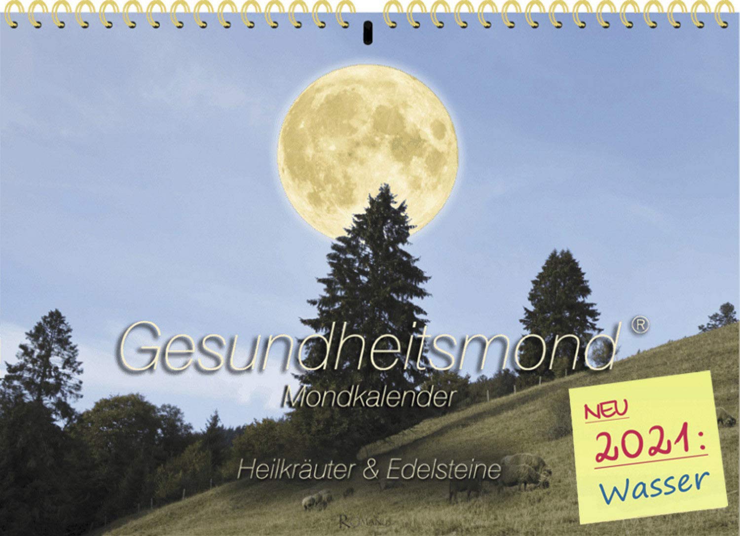 Gesundheitsmondkalender DIN A4: Heilkräuter und Edelsteine Books