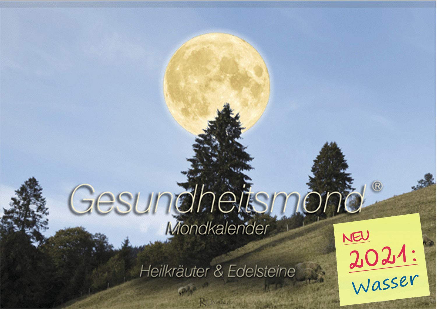 Gesundheitsmondkalender DIN A6: Heilkräuter und Edelsteine Books