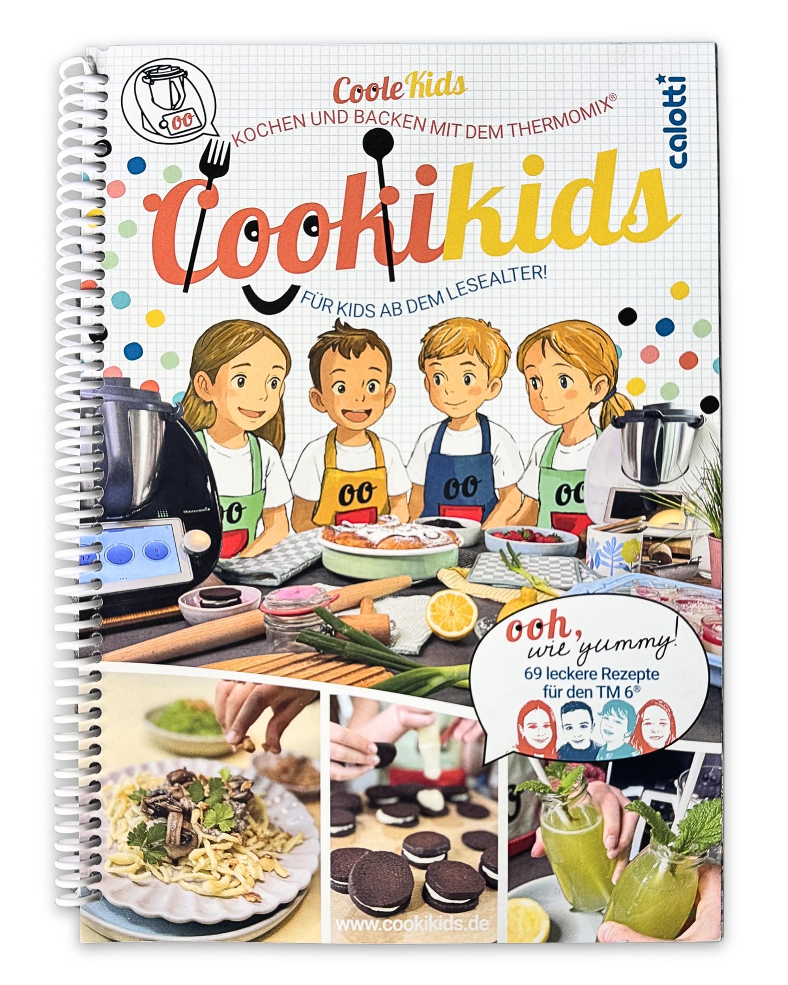 Cookikids: Kochen und Backen mit dem Thermomix® für Kids ab dem Lesealter! (Ohne KI-Autoren) Books