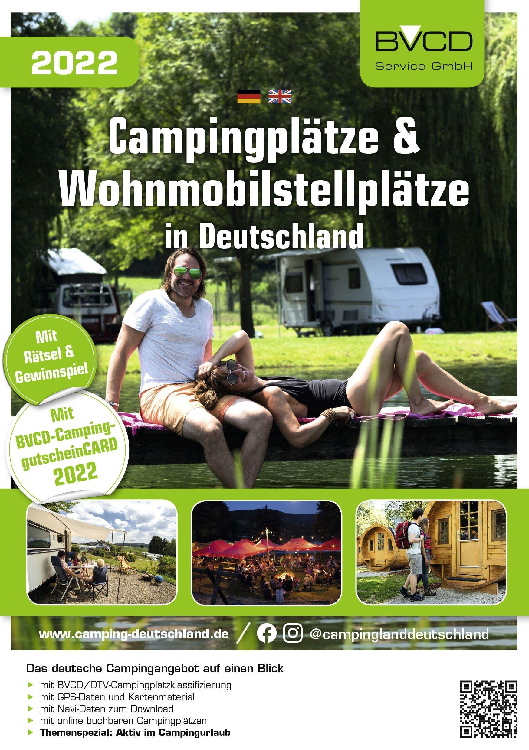 Campingplätze & Wohnmobilstellplätze in Deutschland 2022: BVCD-Campingführer Deutschland 2022 Leisure, Home & Garden