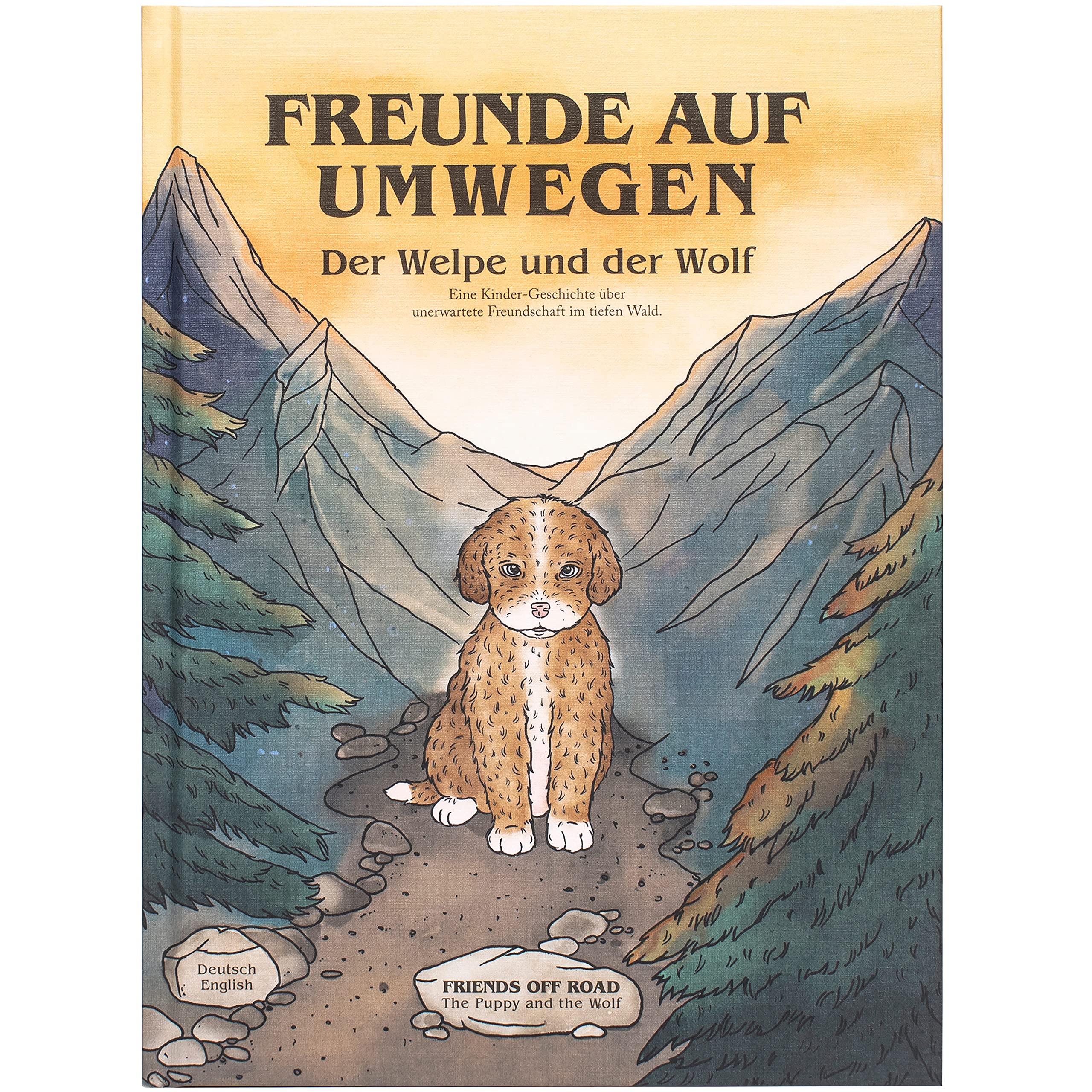 Zweisprachiges Kinderbuch ab 5 Jahren – FREUNDE AUF UMWEGEN – Der Welpe und der Wolf Fairy Tales & Legends