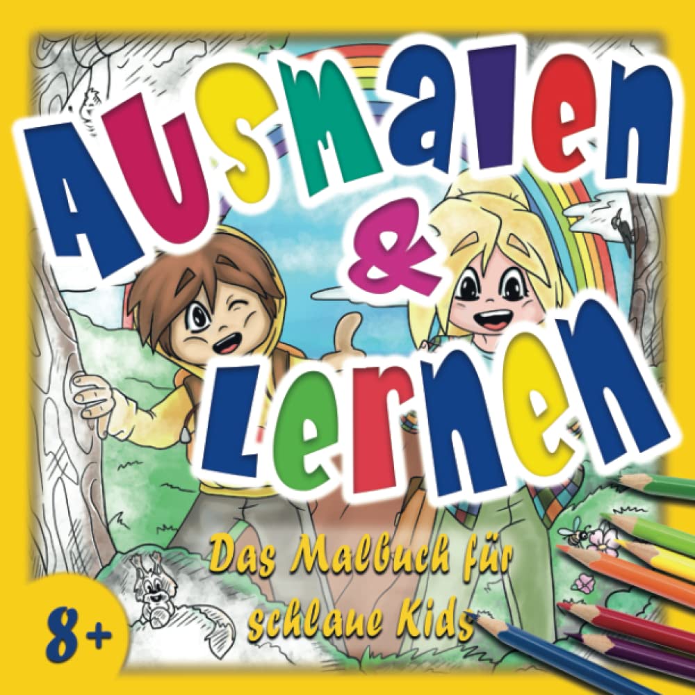 Ausmalen und lernen: Das Malbuch für schlaue Kids ab 8 Jahren - Ellie erklärt die Welt: Unser Körper Manga