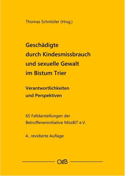 Geschädigte durch Kindesmissbrauch und sexuelle Gewalt im Bistum Trier: Verantworlichkeiten und Perspektiven. 65 Falldarstellungen der Betroffeneninitiative MissBiT e.V. Memories