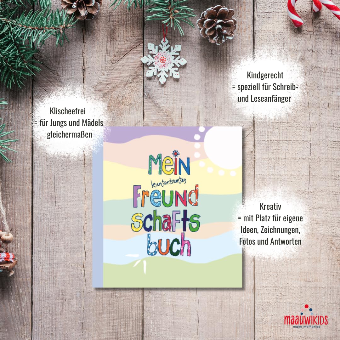 Freundschaftsbuch Kunterbunt (Freundschaftsbücher: Grundschule) Living & Furnishing