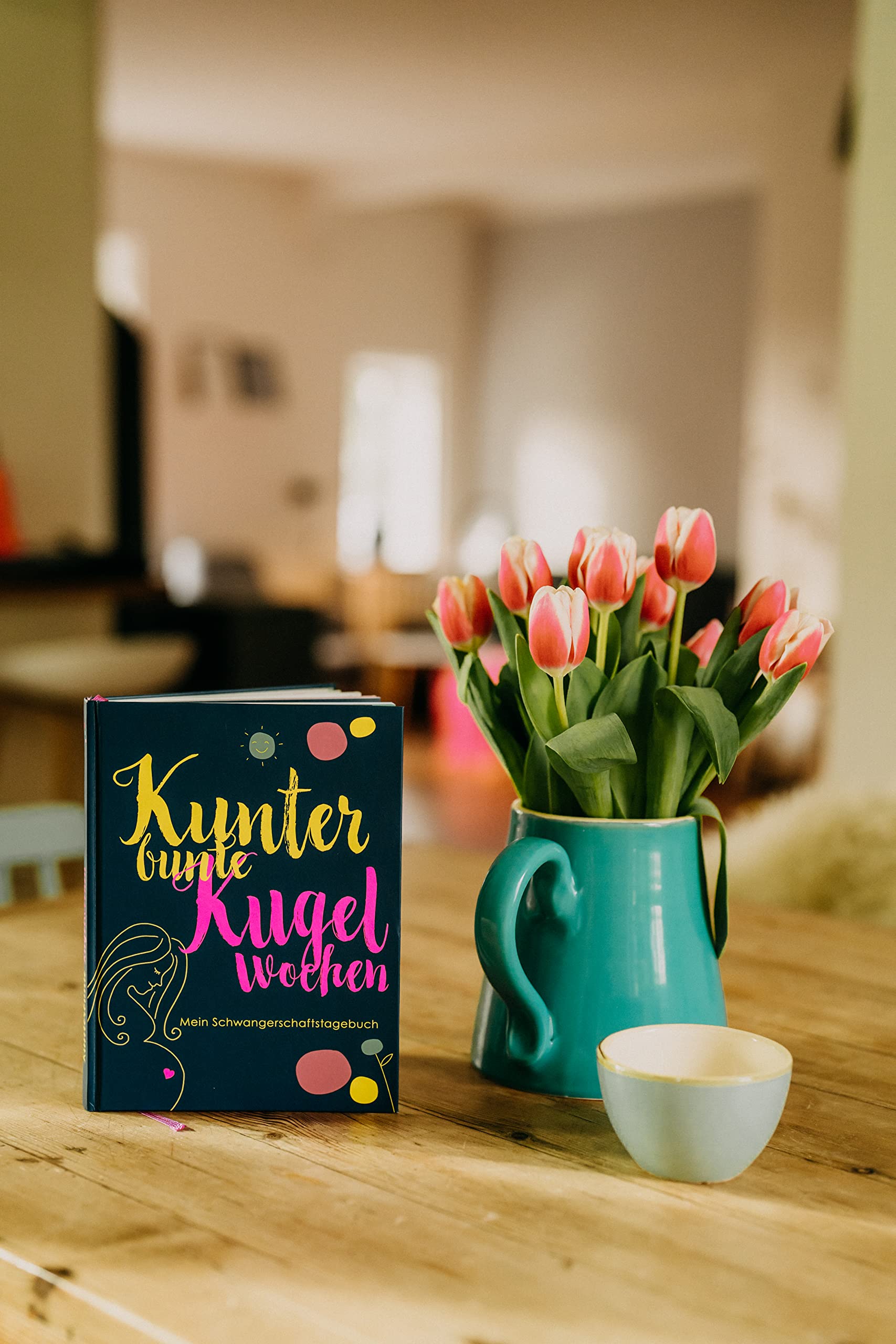 Kunterbunte Kugelwochen: Mein Schwangerschaftstagebuch (Kunterbunt Reihe: Erinnerungsbücher für Schwangerschaft, Babyzeit und Kindheit) Living & Furnishing