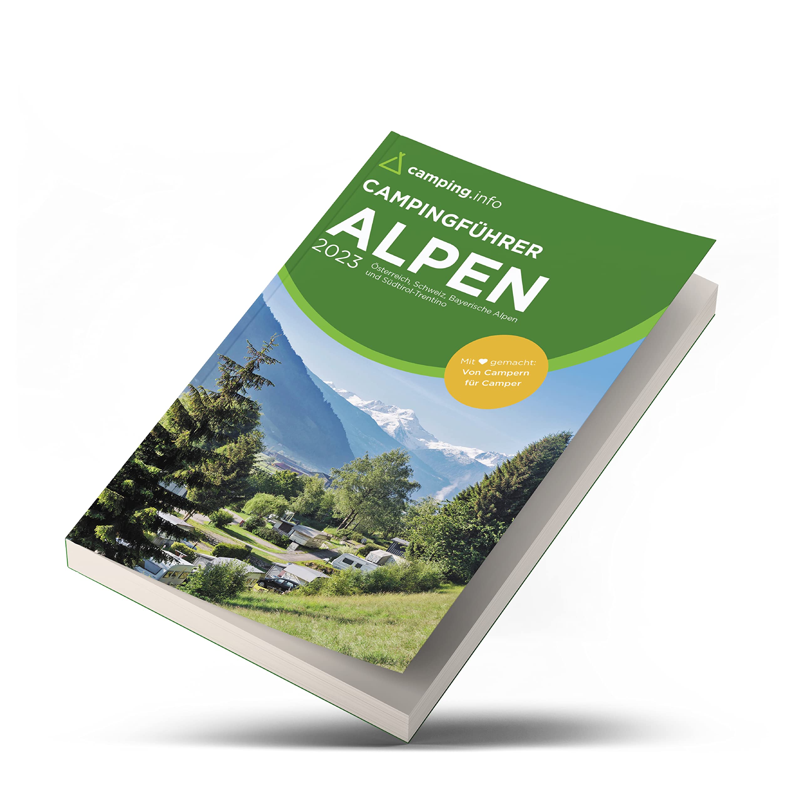 Product Image: camping.info Campingführer Alpen 2023