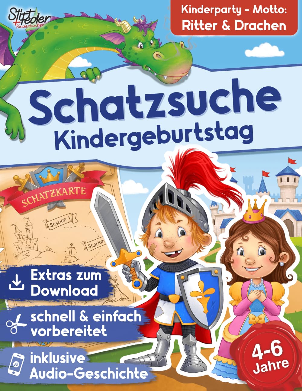 Schatzsuche inkl. spannendem Hörspiel für Kinder von 4-6 Jahren - Ritter Rumpel und der Drachenschatz: Das Schnitzeljagd-Komplettpaket (Fertig geplante Schatzsuchen für den Kindergeburtstag) Science Books