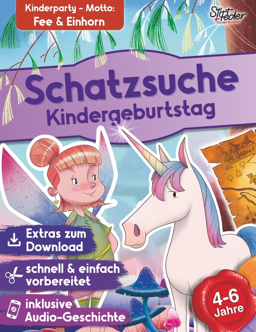 Schatzsuche inkl. spannendem Hörspiel für Kinder von 4-6 Jahren - Fee Flora und das verzauberte Einhorn: Das Schnitzeljagd-Komplettpaket (Fertig geplante Schatzsuchen für den Kindergeburtstag) Medicine