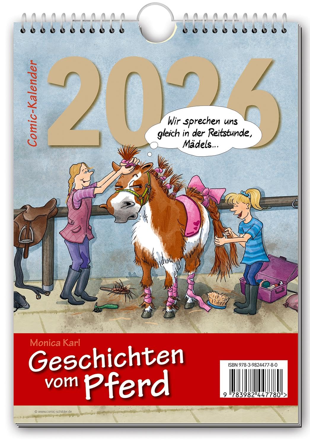 Geschichten vom Pferd 2026: Comic-Kalender Manga