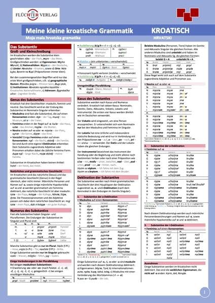 Meine kleine kroatische Grammatik: Moja mala hrvatska gramatika Foreign Languages ​​& Dictionaries