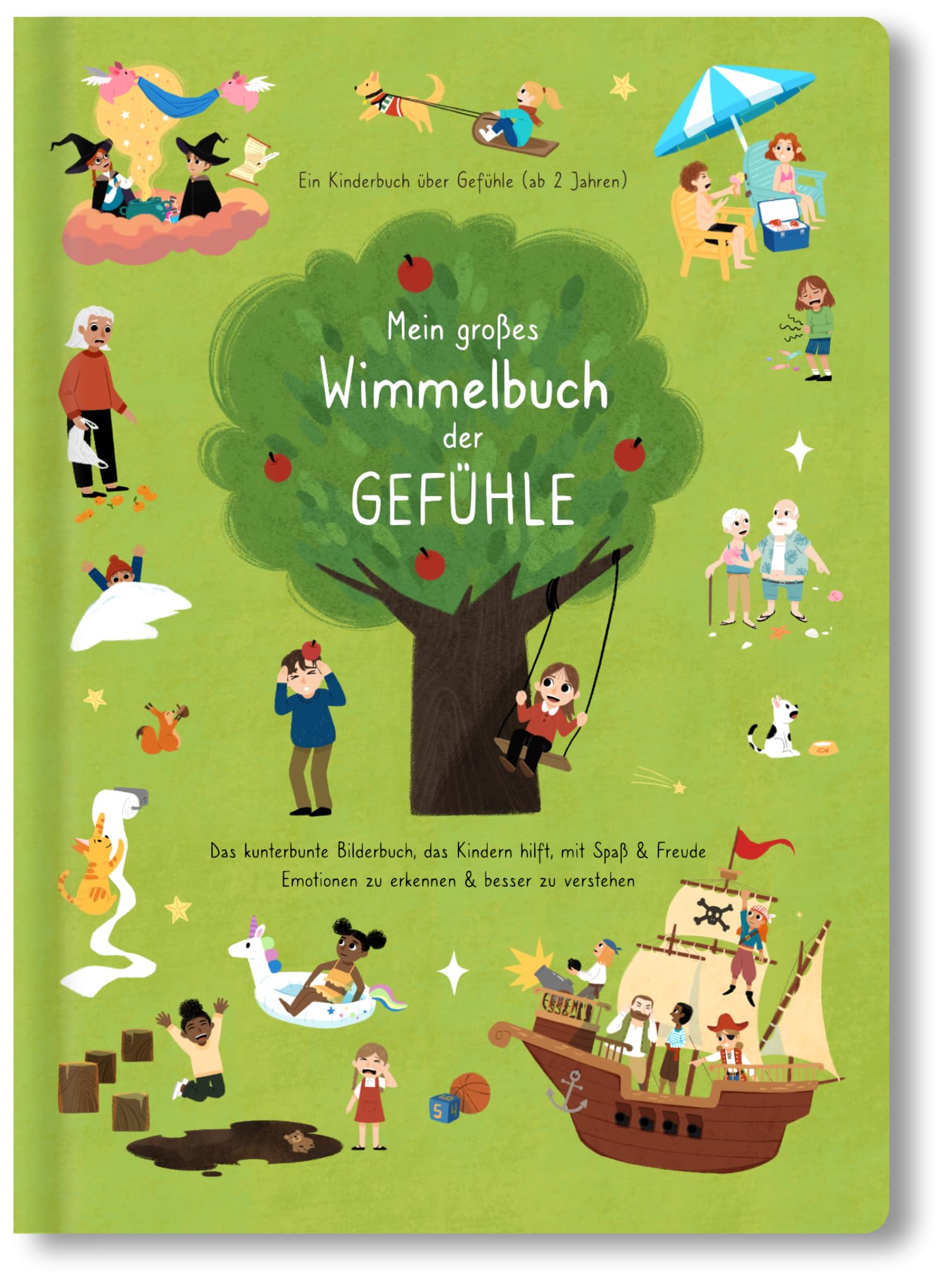 Mein großes Wimmelbuch der GEFÜHLE: Ein Kinderbuch über Gefühle (ab 2 Jahren) - Das kunterbunte Bilderbuch, das Kindern hilft, mit Spaß & Freude Emotionen zu erkennen & besser zu verstehen Tiptoi & Games