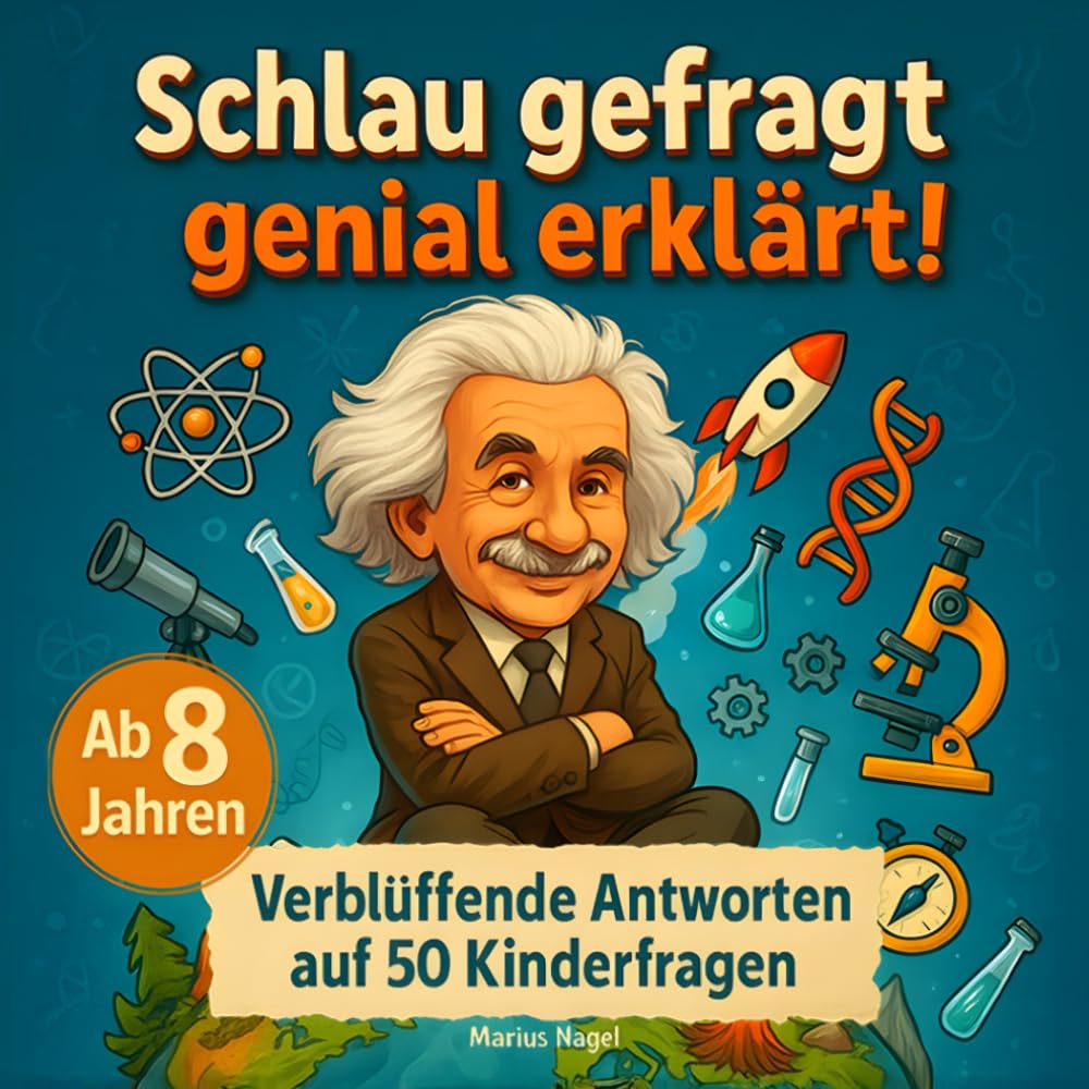 Schlau gefragt – genial erklärt! Verblüffende Antworten auf 50 Kinderfragen: Erstaunliches Wissen, unglaubliche Fakten, tolle Bilder & mitreißende Experimente. Non-fiction