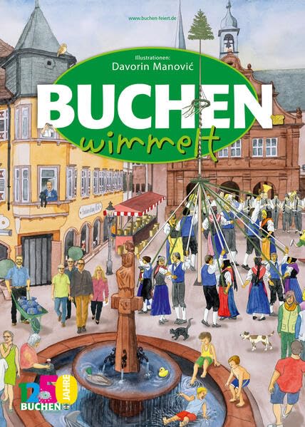 Buchen wimmelt: Wimmelbuch mit Illustrationen von Davorin Manovic Manga