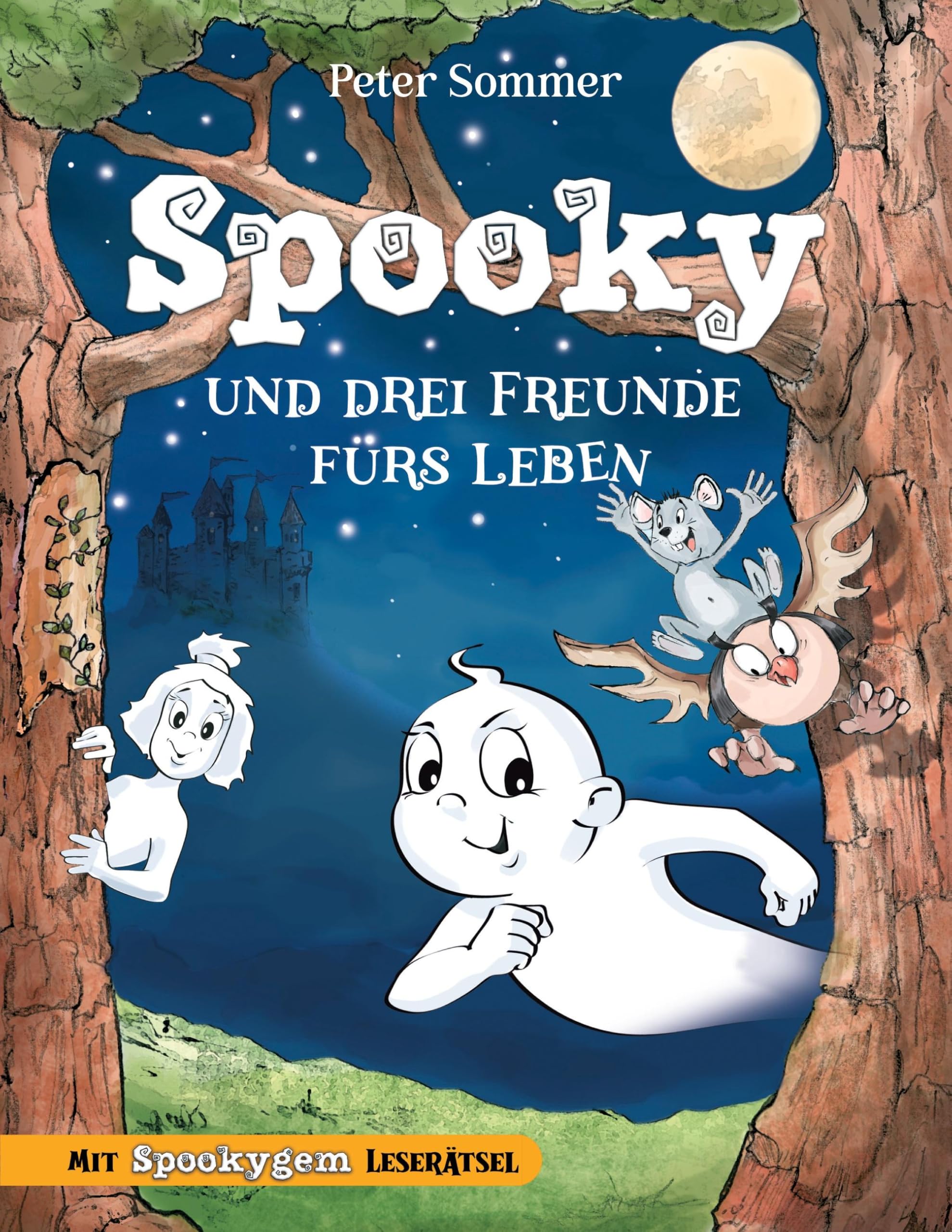 Spooky und drei Freunde fürs Leben Band 2: Spannendes Rätsel Lesebuch für Kinder ab 6 Jahren - Fantasybuch für Kinder. Leselernbuch mit Rätseln. Horror & Mystery
