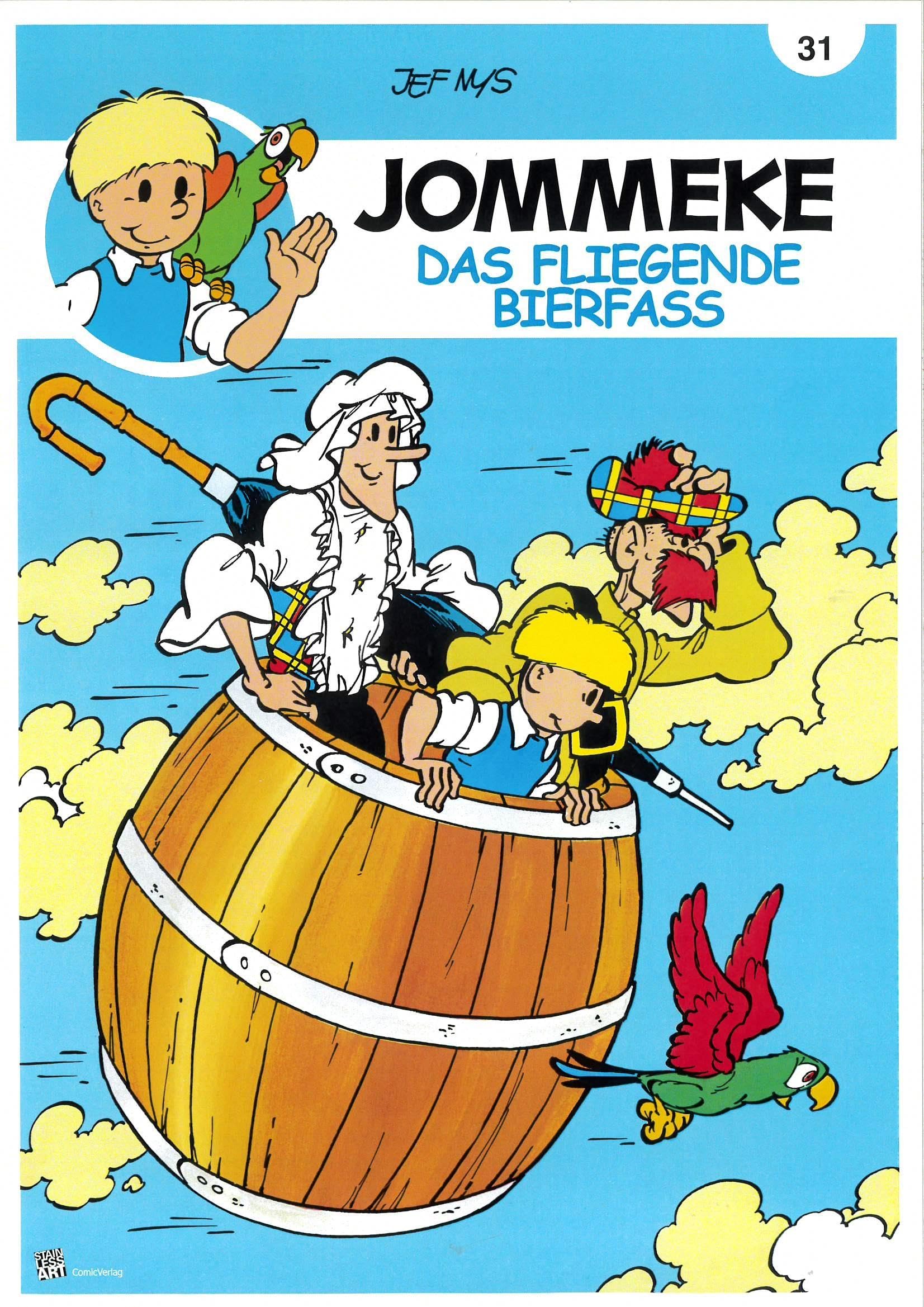 JOMMEKE: 31 Das fliegende Bierfass Manga
