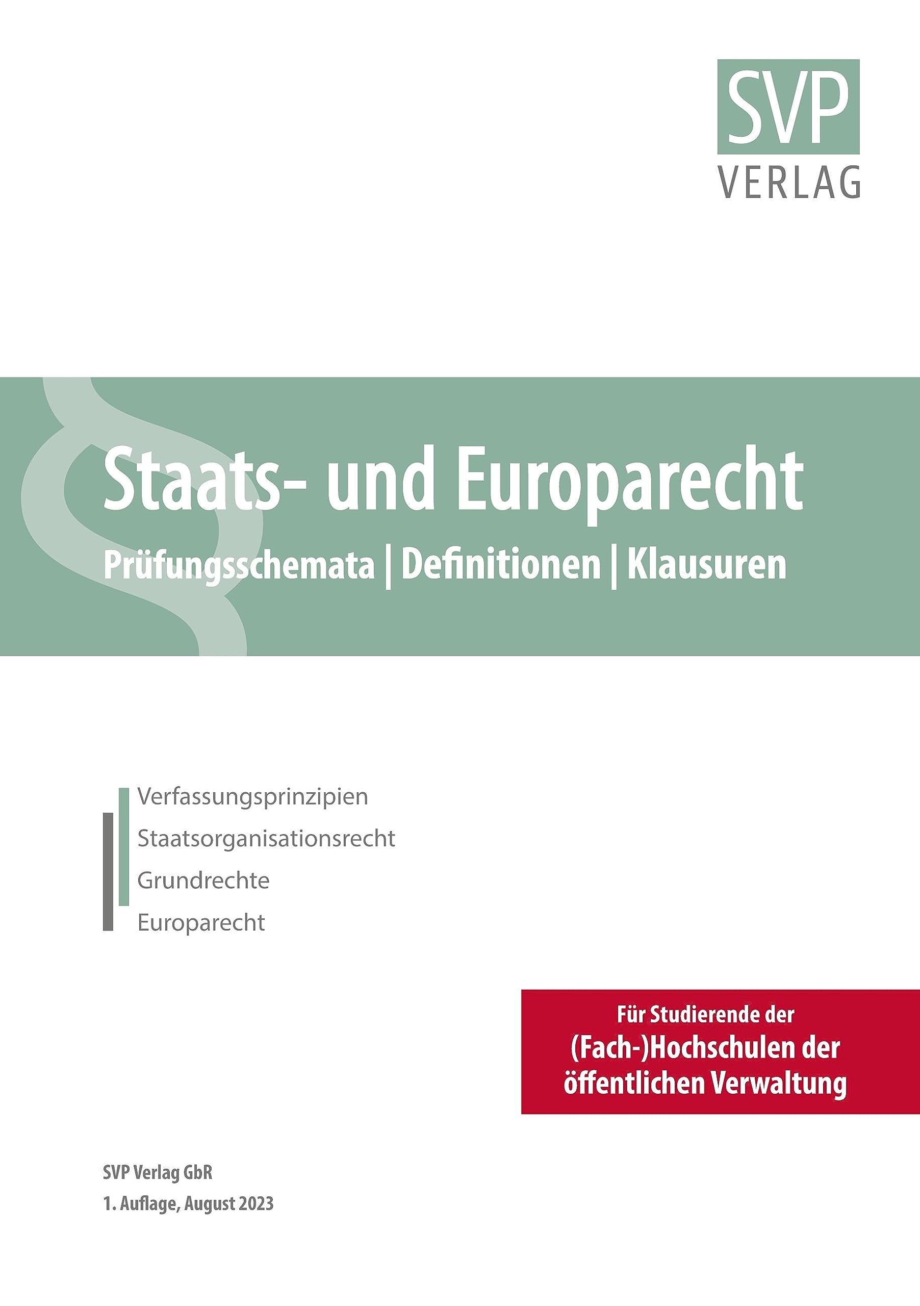 Staats- und Europarecht Law