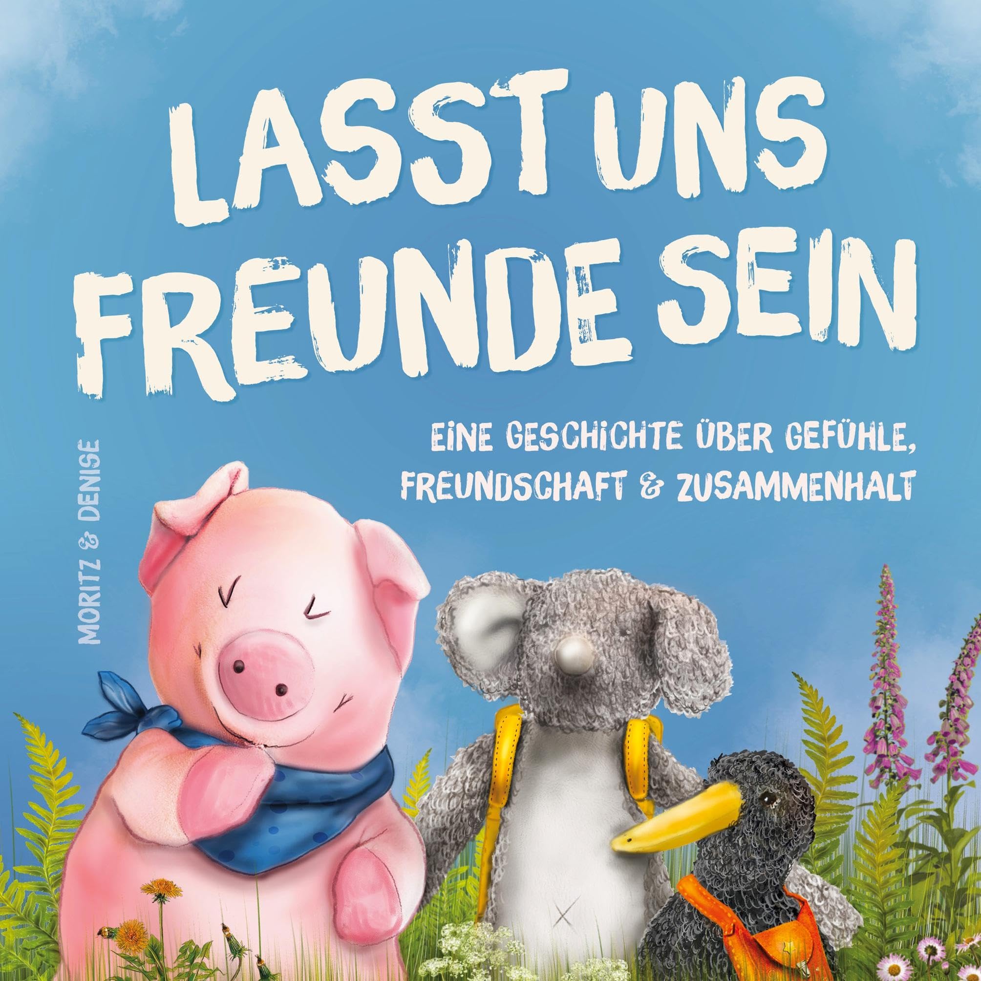Lasst uns Freunde sein: Bilderbuch zum Vorlesen und Mitlesen über Gefühle, Freundschaft und Zusammenhalt Children's books