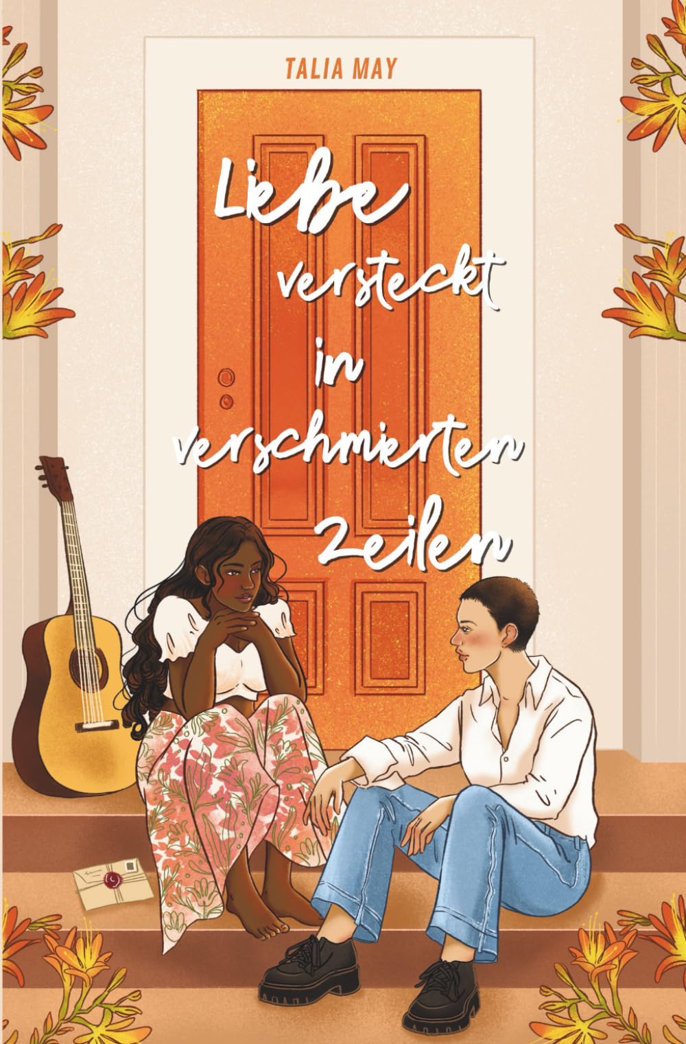 Liebe versteckt in verschmierten Zeilen book
