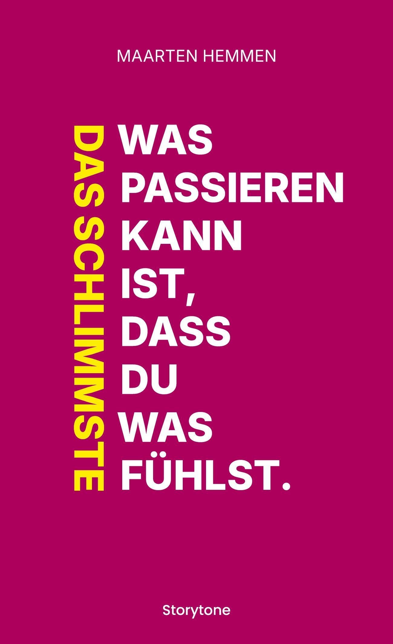 Das Schlimmste was passieren kann ist, dass du was fühlst. Health, Nutrition & Fitness