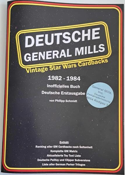 Deutsche General Mills Vintage Star Wars Cardbacks: 1982 - 1984 Arts & Music