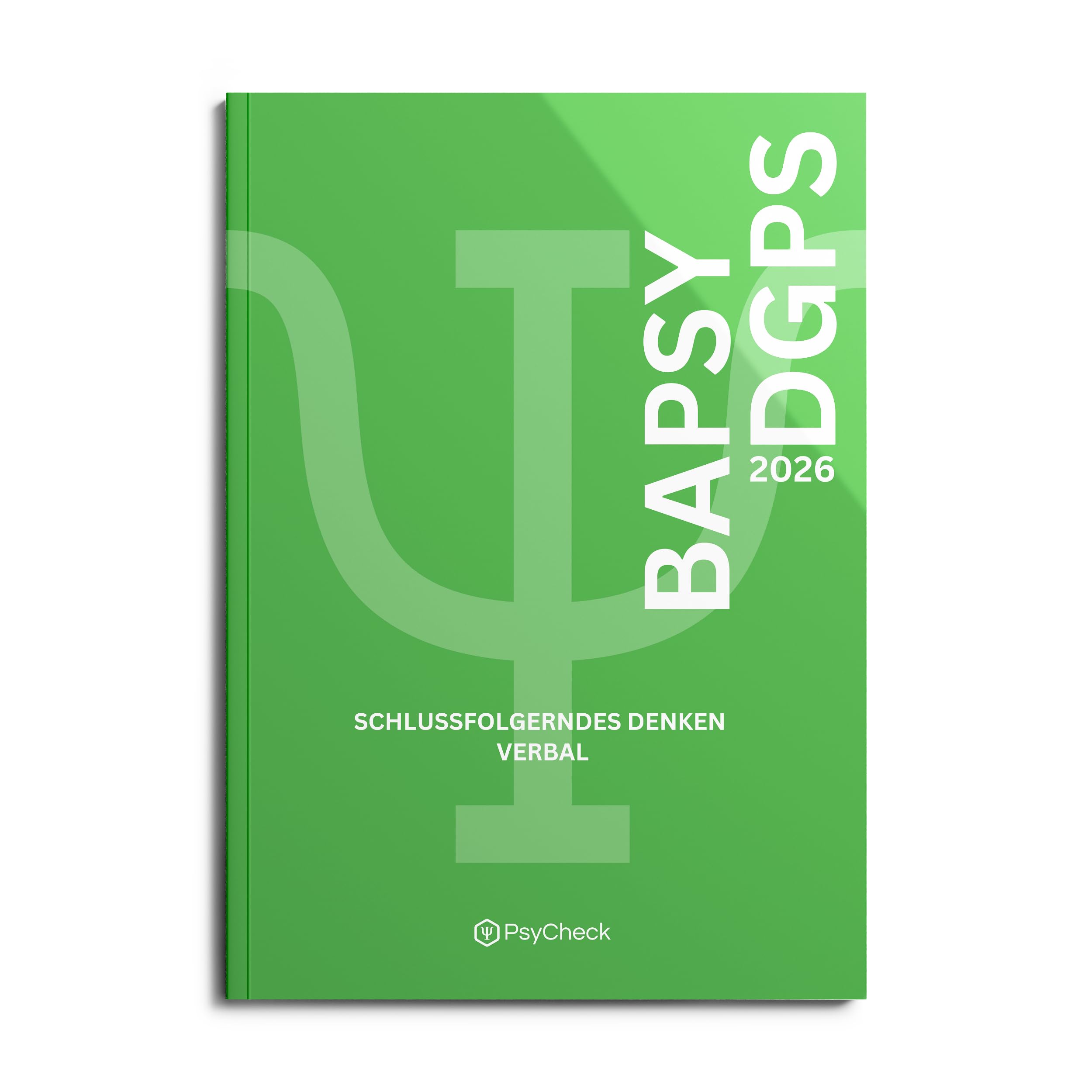 PsyCheck BaPsy-DGPs 2026 - Schlussfolgerndes Denken verbal Übungsbuch Books