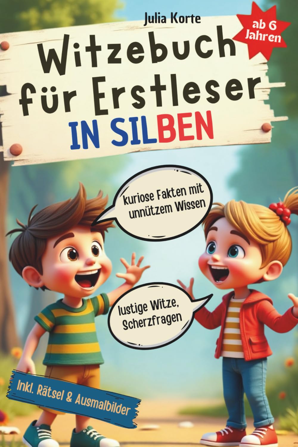 Witzebuch für Erstleser in Silben: Lachen, Staunen, Lesen - der perfekte Spaß für Leseanfänger ab 6 Jahren / 1. Klasse Novels & Short Stories
